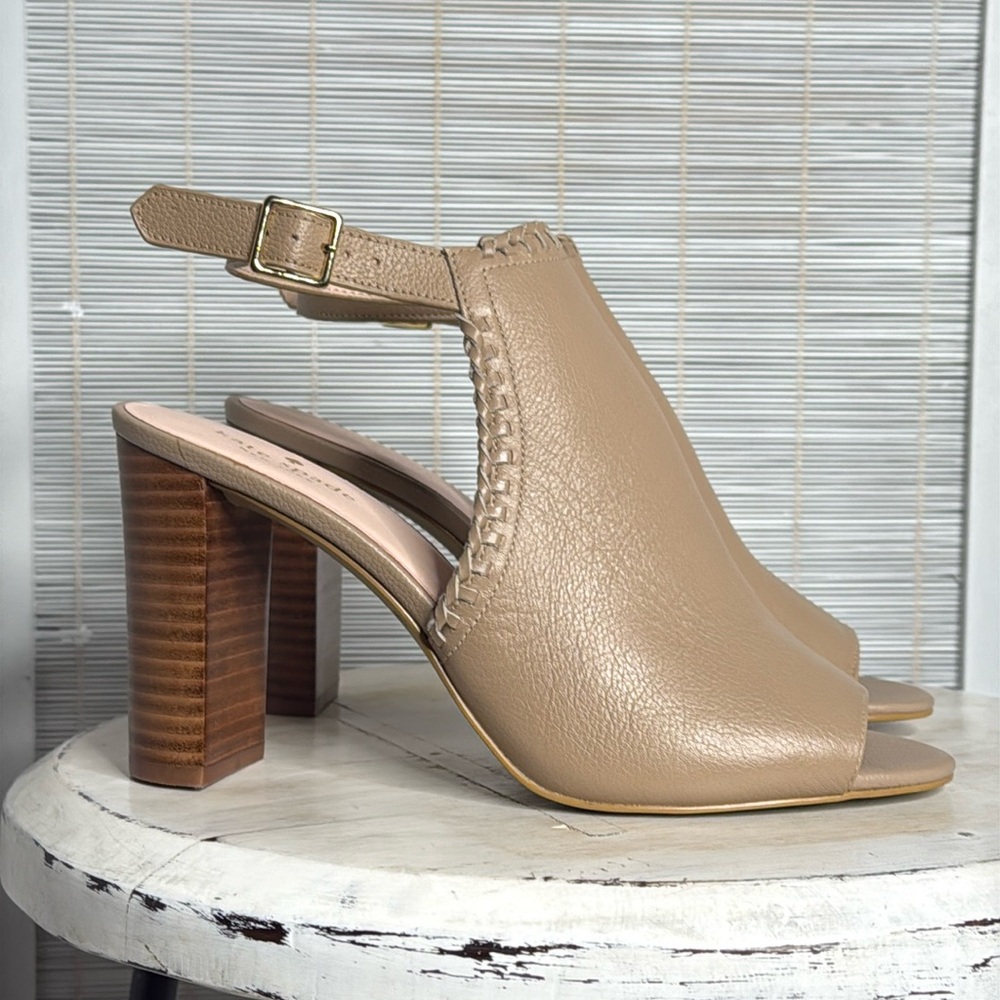 NWT Kate Spade Mallorca block heel peep toe sandals - Picture 3 of 11